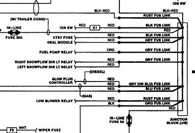 1993 Silverado junction block diagram